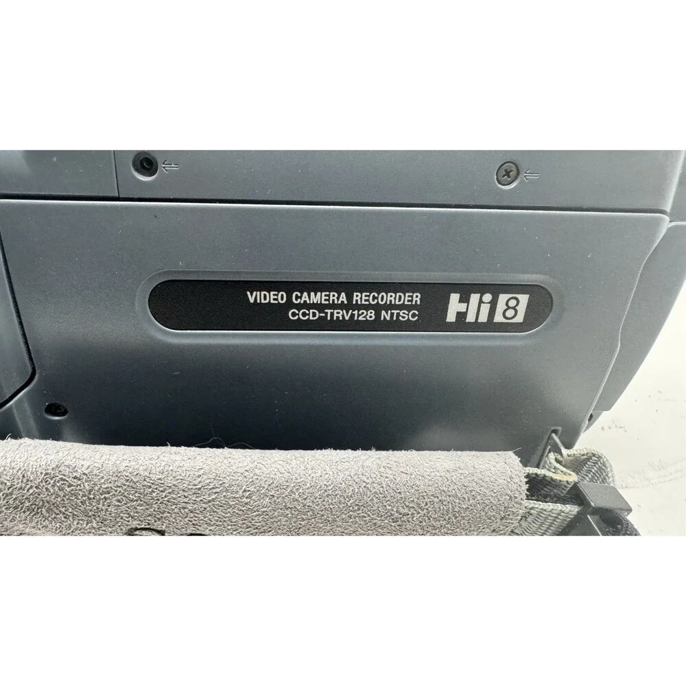 FOR PARTS - Sony Handycam CCD-TRV128 Hi-8 Analog Chrome Blue Camcorder